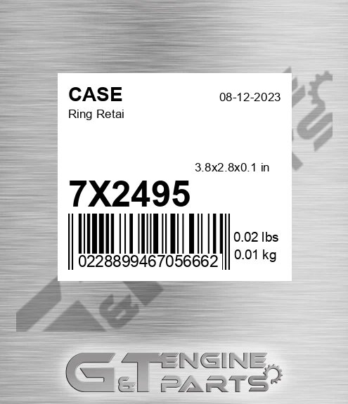 7X2495 Ring Retai