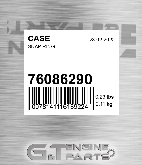76086290 Snap Ring