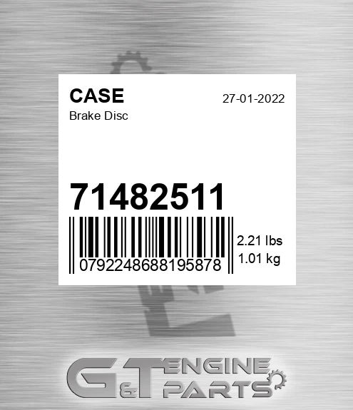 71482511 Brake Disc