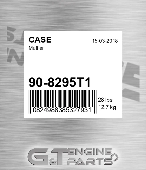 90-8295T1 Muffler for CASE
