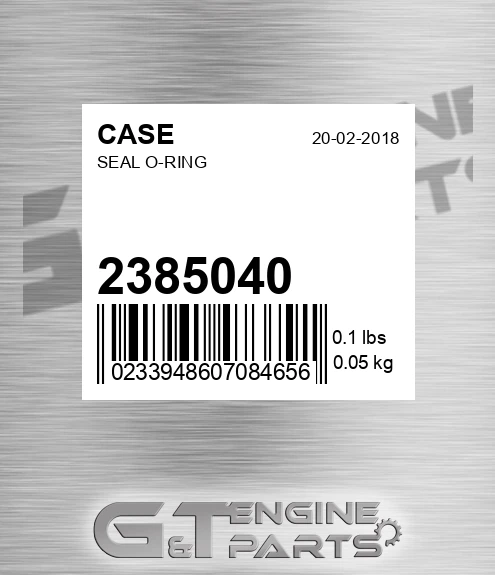 238-5040 Seal O-ring