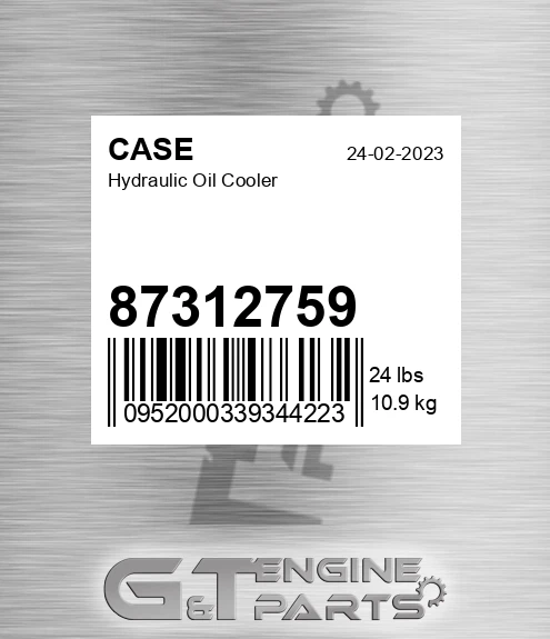 87312759 Hydraulic Oil Cooler