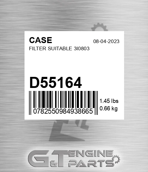 D55164 Filter Suitable 3i0803