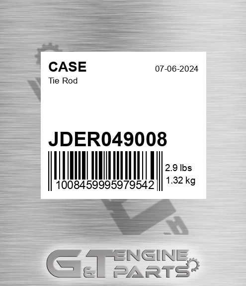 JDER049008 Tie Rod