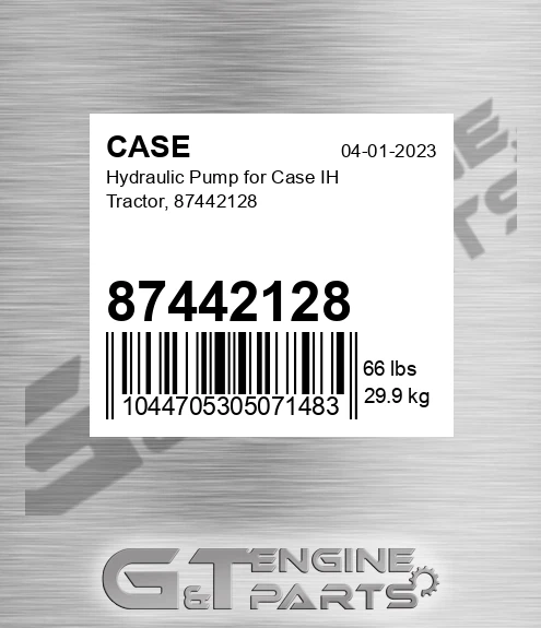 87442128 Hydraulic Pump For Ih Tractor,