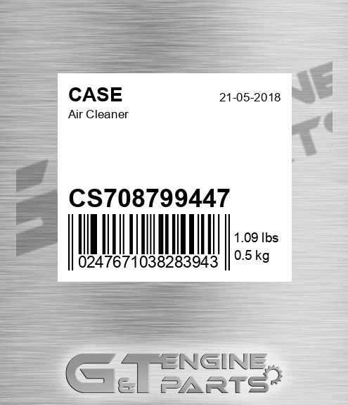 CS708799447 CASE Air Cleaner