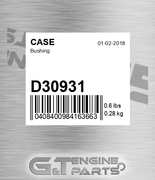 D30931 CASE Bushing