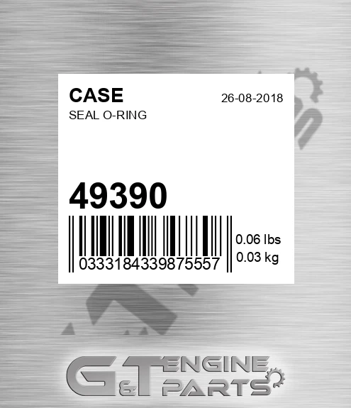 49390 Seal O-ring