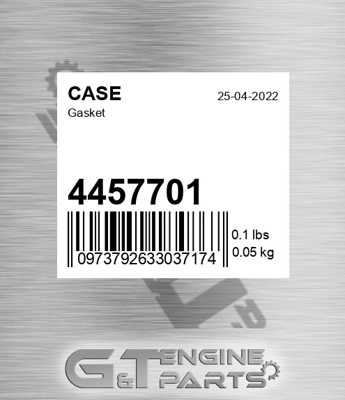 4457701 CASE Gasket