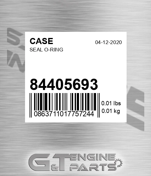 84405693 CASE Seal O-ring