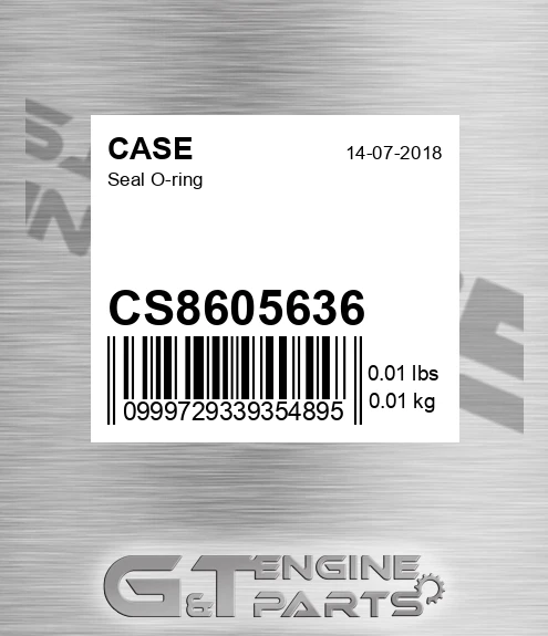 CS8605636 Seal O-ring