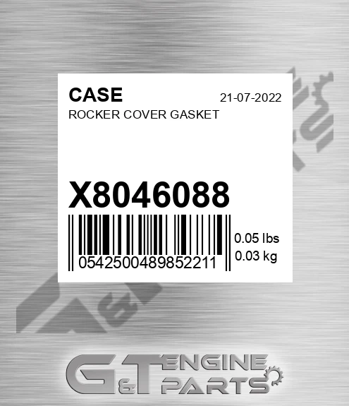 X8046088 Rocker Cover Gasket