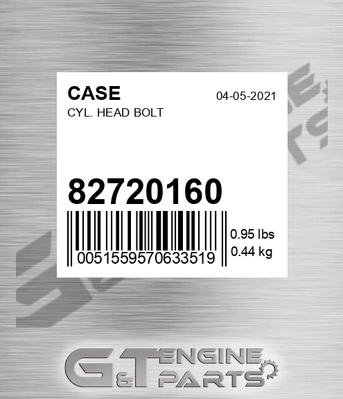 827-20160 Cyl. Head Bolt for CASE