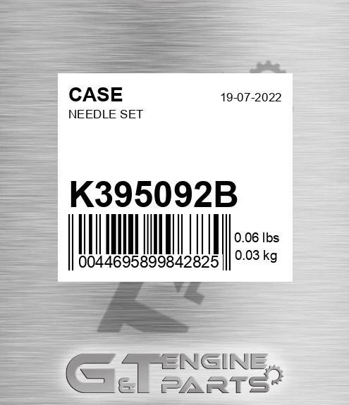 K395092B Needle Set