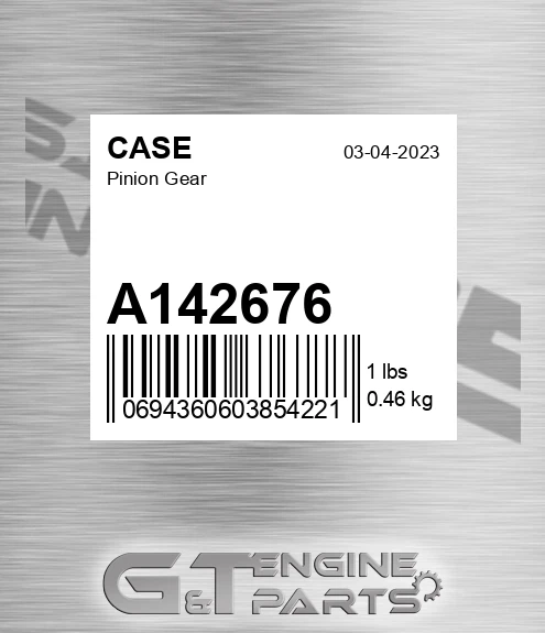 A142676 CASE Pinion Gear