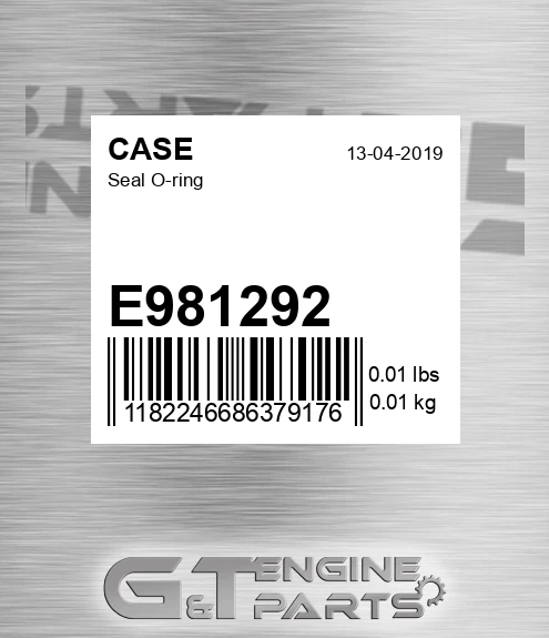 E981292 Seal O-ring