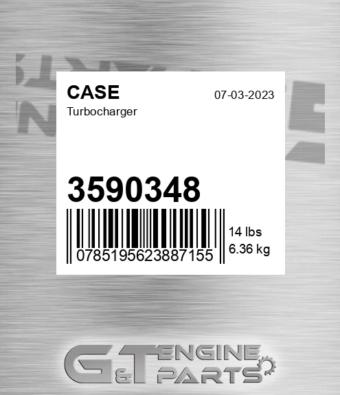 3590348 CASE Turbocharger