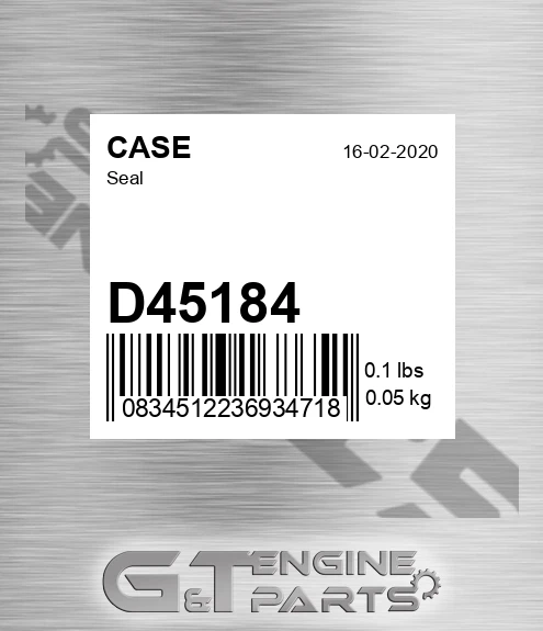 D45184 CASE Seal