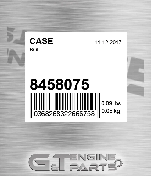 845-8075 Bolt