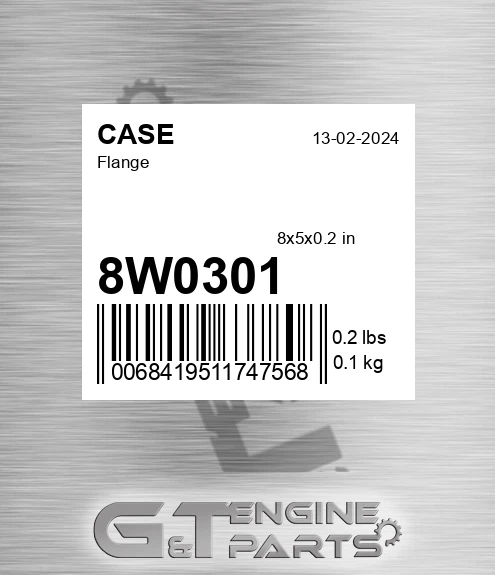 8W0301 Flange