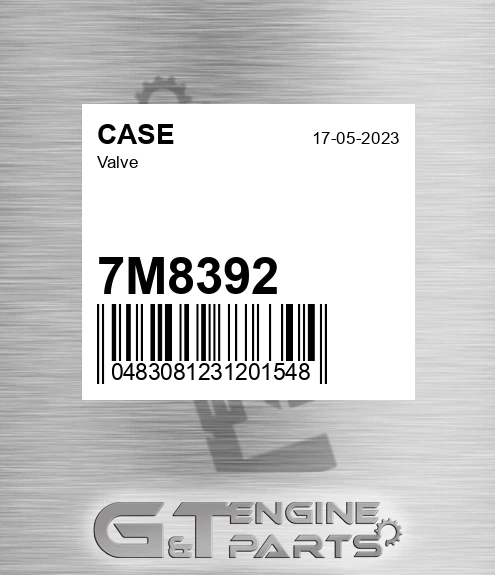 7M8392 Valve