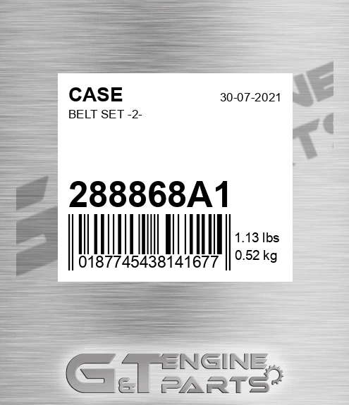 288868A1 Belt Set -2-