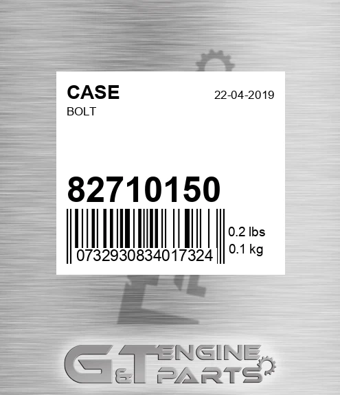 827-10150 Bolt