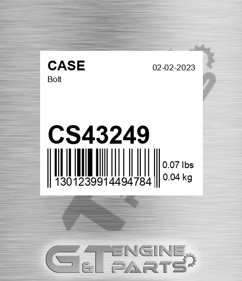 CS43249 Bolt