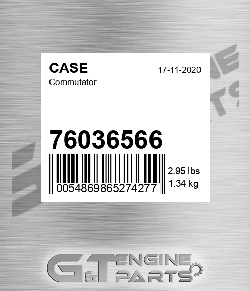 76036566 Commutator