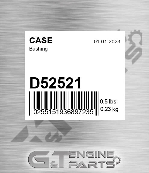 D52521 CASE Bushing