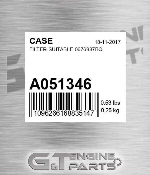 A051346 Filter Suitable 0676987bq