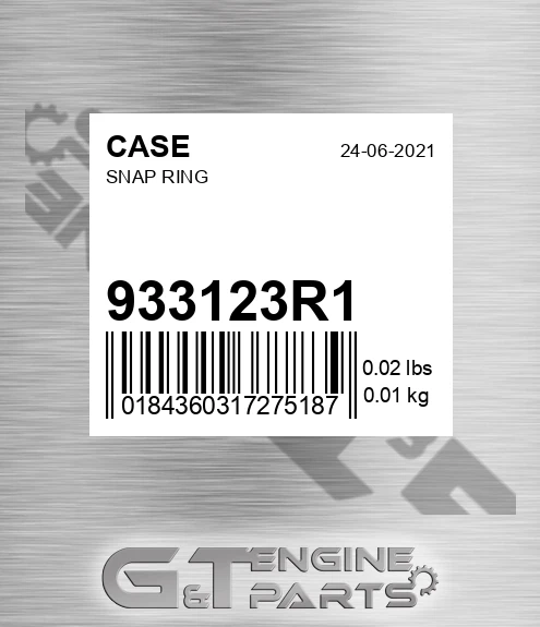 933123R1 CASE Snap Ring
