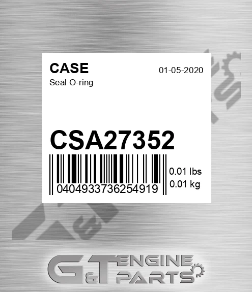 CSA27352 Seal O-ring