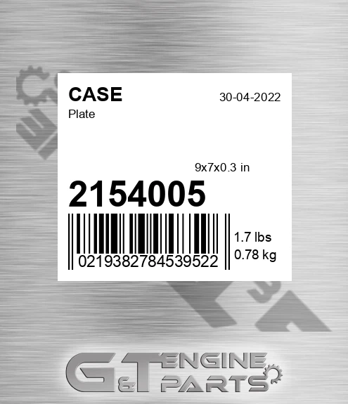 2154005 Plate