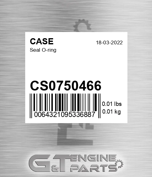 CS0750466 Seal O-ring