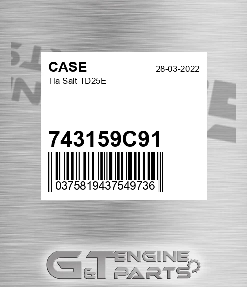743159C91 Tla Salt Td25e