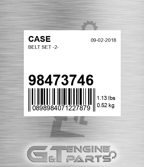 98473746 CASE Belt Set -2-