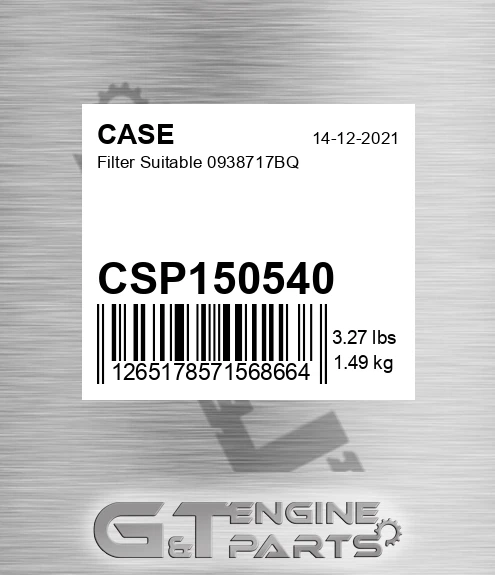 CSP150540 Filter Suitable 0938717bq