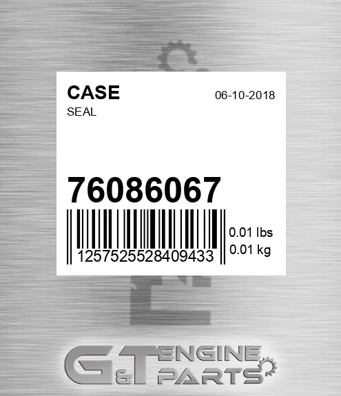 76086067 CASE Seal