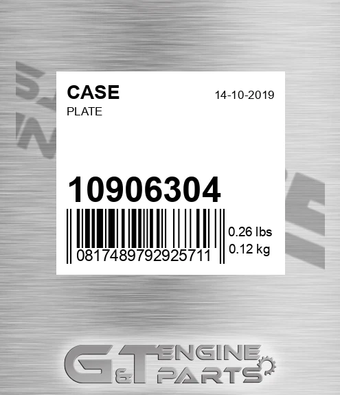 10906304 Plate