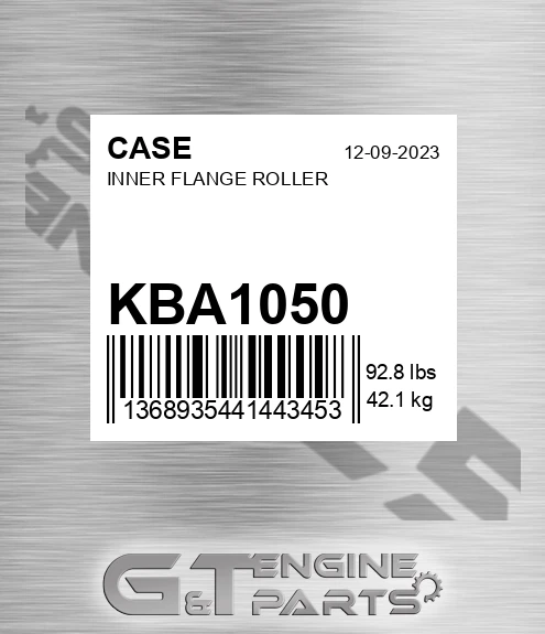 KBA1050 Inner Flange Roller