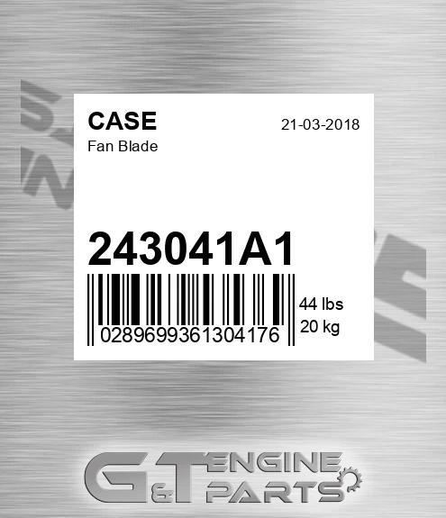 243041A1 Fan Blade