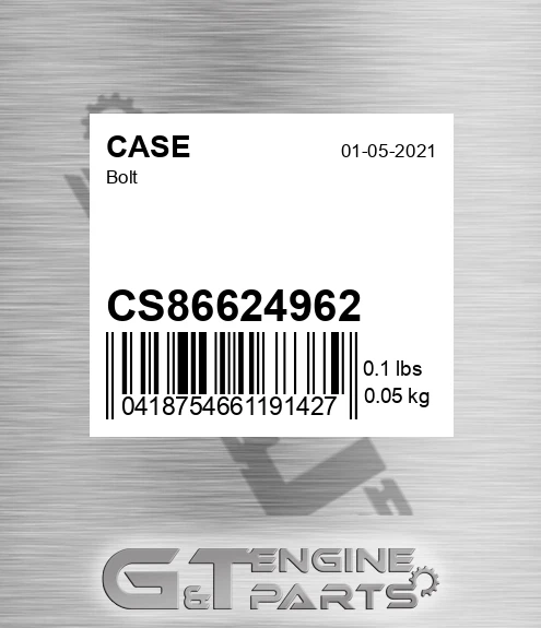 CS86624962 Bolt