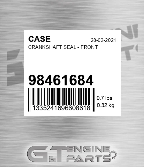 98461684 CASE Crankshaft Seal - Front