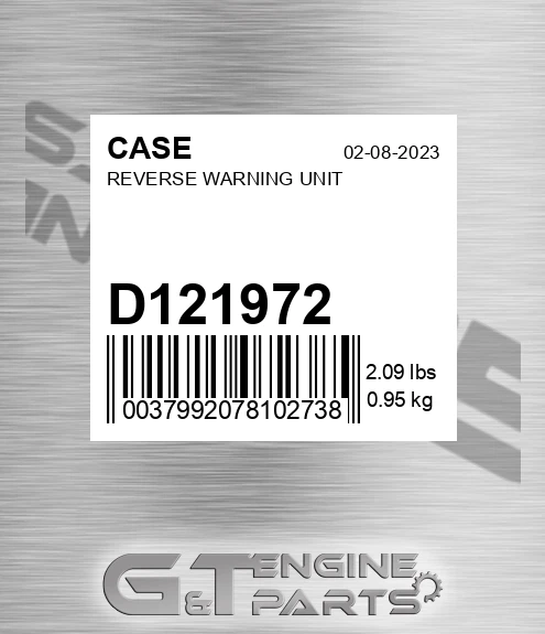 D121972 Reverse Warning Unit