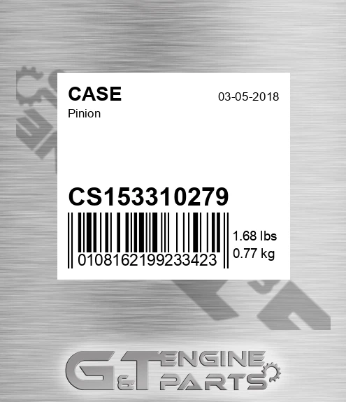 CS153310279 CASE Pinion