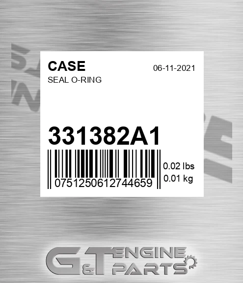 331382A1 CASE Seal O-ring
