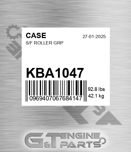 KBA1047 S/f Roller Grp