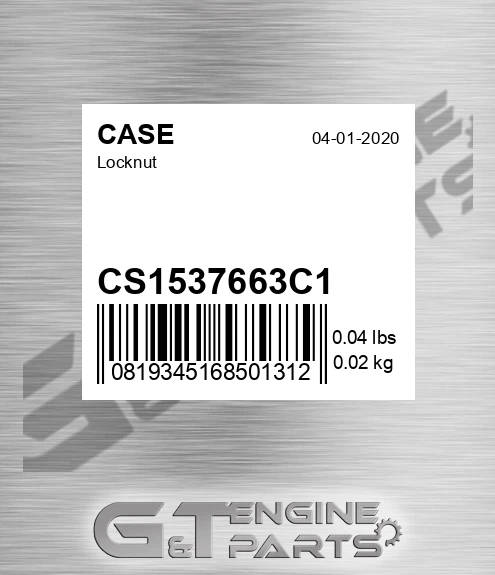 CS1537663C1 Locknut