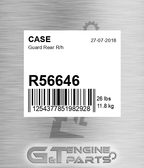R56646 Guard Rear R/h